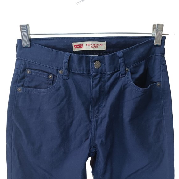 NWT Levi's 502 boys  Regular Taper Fit Chino Pants Size 14 reg W27 L29 - Picture 3 of 4